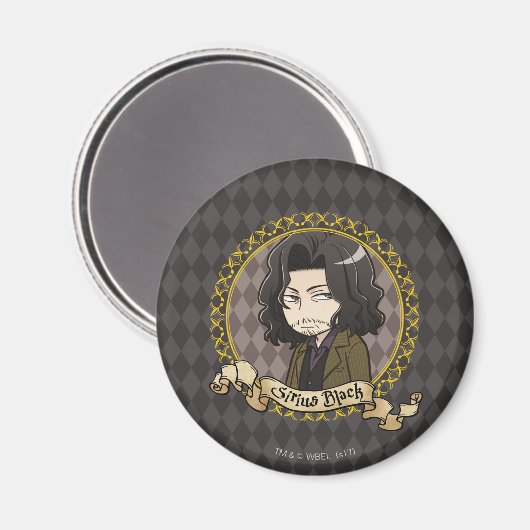 Anime Sirius Black Magnet (Vorderseite/Rückseite)