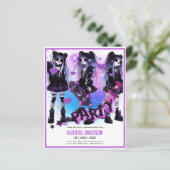 Anime Skater Girl Birthday Party Skateboarding (Stehend Vorderseite)