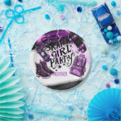 Anime Skater Girl Birthday Party Skateboarding Pappteller (Party)