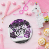 Anime Skater Girl Birthday Party Skateboarding Pappteller (Party)
