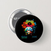 Anime Slang Japanese Phrase Street Style Mode Button (Vorne & Hinten)