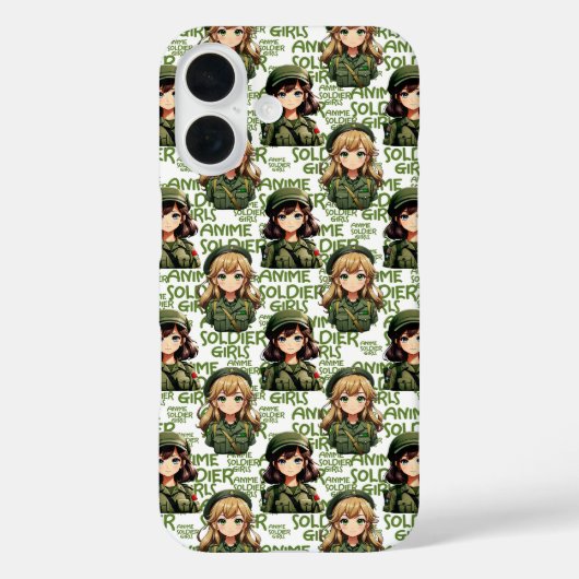 Anime Soldier Girls Design Case-Mate iPhone Hülle (Rückseite)