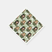 Anime Soldier Girls Design Serviette (Ecke)