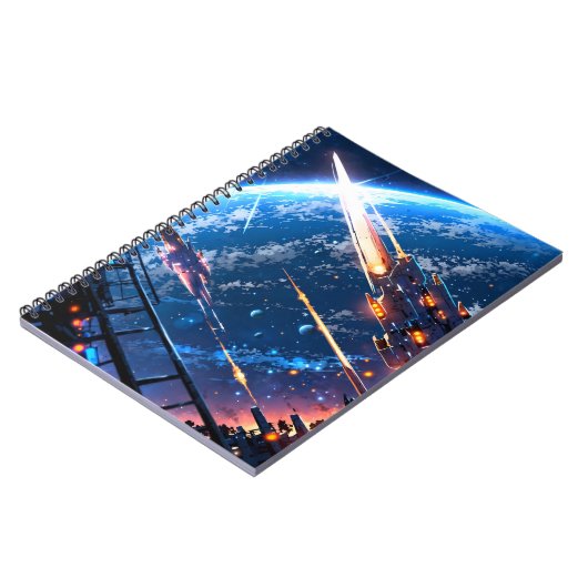 Anime space art notizblock (Linke Seite)