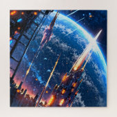 Anime space art puzzle (Horizontal)