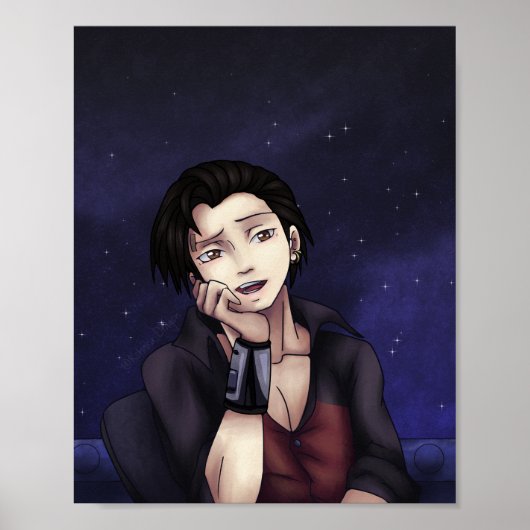 Anime Space Pirate Poster (Vorne)