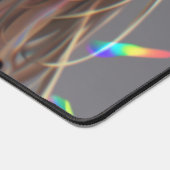 Anime Steampunk Horned Beauty mit Star Monocle Schreibtischunterlage (Ecke)