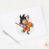Anime-Sticker Runder Aufkleber (Umschlag)