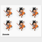 Anime-Sticker Runder Aufkleber (Blatt)