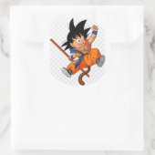 Anime-Sticker Runder Aufkleber (Tasche)