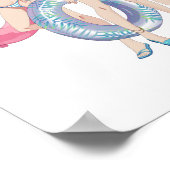 Anime-Strand-Mädchen Sommergruppe Poster (Ecke)