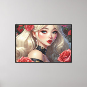 Anime Stretched Canvas Print Leinwanddruck