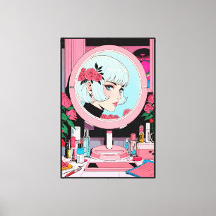 Anime Stretched Canvas Print Leinwanddruck