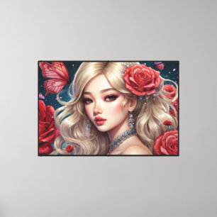 Anime Stretched Canvas Print Leinwanddruck