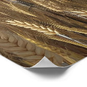 Anime-Style 3D-Render der Herbst-Wildblume Bouquet Poster (Ecke)