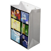Anime Style Elements Geschenktasche Mittlere Geschenktüte (Vorderseite Schrägansicht)