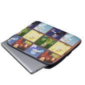 Anime Style Elements Laptopschutzhülle (Vorne Knopf)