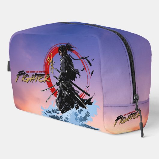 Anime Style Fighter | Waschbeutel (Rechte Ecke)