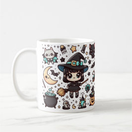 Anime Style Halloween Kaffeetasse