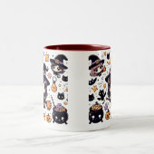 Anime Style Halloween Zweifarbige Tasse (Mittel)