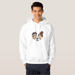 Anime Style soccer Couple Hoodie