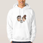 Anime Style soccer Couple Hoodie (Vorderseite)