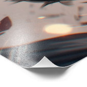 Anime style Vampire versus Werewolf Fotodruck (Ecke)