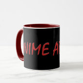 Anime-Süchtig-Witz-Tassen Tasse (Vorderseite Links)