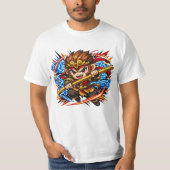 Anime Sun Wukong Monkey King - Journey to the West T-Shirt (Vorderseite)