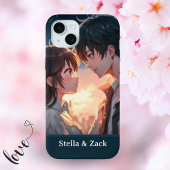 Anime Sunset Couple iPhone Hülle