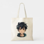 Anime Superpower Delight - Young Man Character Tragetasche (Rückseite)