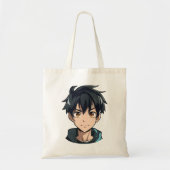 Anime Superpower Delight - Young Man Character Tragetasche (Vorne)