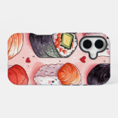 Anime Sushi Phone Case iPhone 16 Hülle (Rückseite (Horizontal))
