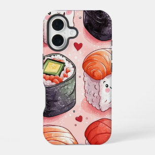 Anime Sushi Phone Case iPhone 16 Hülle