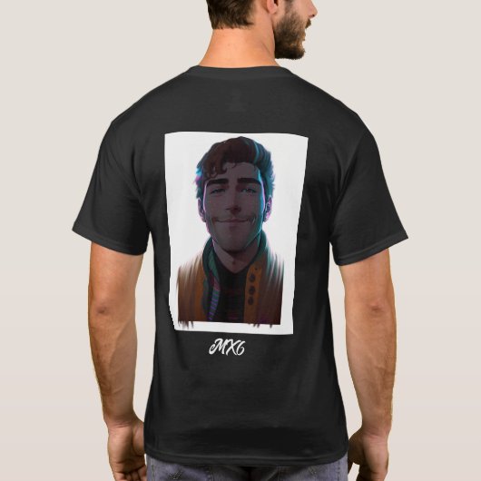 Anime T - Shirt - Space Man (Rückseite)