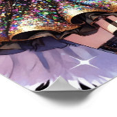 Anime-Tänzerin Poster (Ecke)