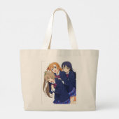 Anime-Tasche Jumbo Stoffbeutel (Rückseite)