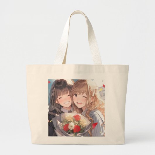 Anime-Tasche Jumbo Stoffbeutel (Vorne)