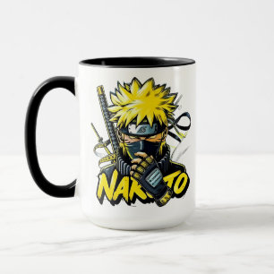 Anime-Tasse – Held mit mutigem gelben Haar Tasse