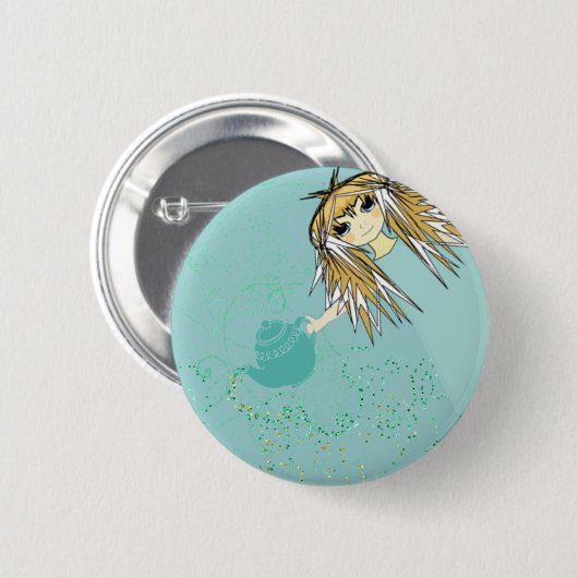 Anime Tea Party Button (Vorne & Hinten)