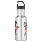 Anime Tennis Characters Trinkflasche (Rückseite)
