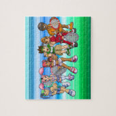 Anime-Tennis-Charaktere Puzzle (Vertikal)