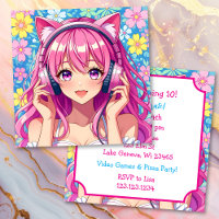 Anime Themed Girls Geburtstagsparty
