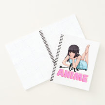 Anime-Themed Spiral-Notebook