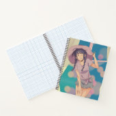 Anime-Themed Spiral-Notebook Notizblock (Innenseite)