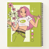 Anime-Themed Spiral-Notebook Notizblock (Rückseite)