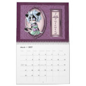 Anime-Tiere 2027 Affirmationen Kalender (Mär 2027)