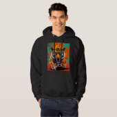 Anime-Tiger Hoodie (Vorne ganz)