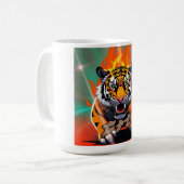 Anime-Tiger Kaffeetasse (Vorderseite Links)