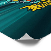 Anime-Tiger Poster (Ecke)